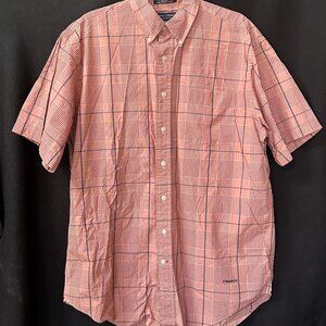 Daniel Cremieux short sleeve woven plaid shirt - LRG